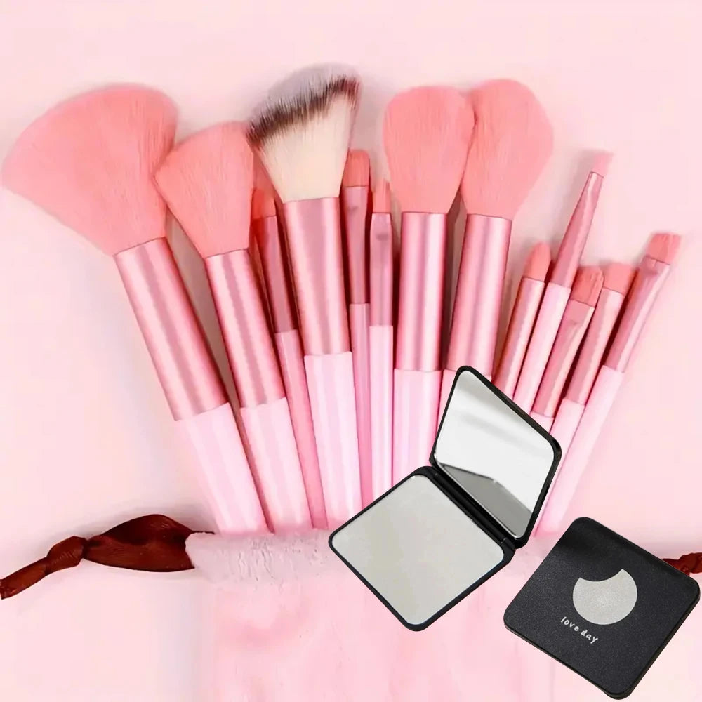 Set de Brochas Profesionales con Accesorios - Piel Mixta